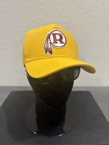 Retro Throwback Washington Redskins Logo Water Moisture Repellent Snapback Hat - Picture 1 of 13
