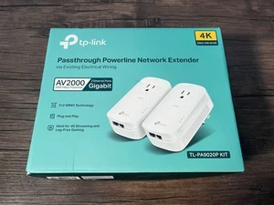 TP-Link AV2000 Gigabit Powerline Network Extender Kit TL-PA9020P - Photo 1/2