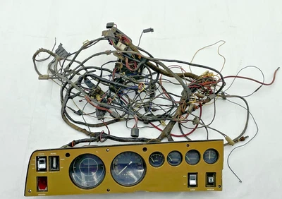 1970 Mopar B Body Rallye Gauge Cluster Dash Instrument Panel Bezel Wire Harness - Image 1 of 4