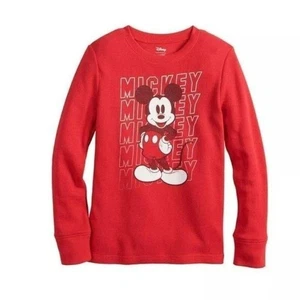 Mickey Mouse sweatshirt T-shirt Print Long Sleeve Crew Neck Sweatshirt size 6 - Picture 1 of 2
