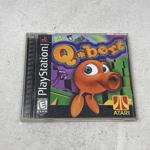 QBERT PlayStation 1 PS1 ATARI Video Game Classic Arcade Puzzle Q*Bert 1999 - Picture 1 of 5