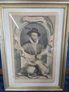 Kupferstich von Sr Walter Ralegh von Jacobus Houbraken (J. und P. Knapton) - Bild 1 von 6
