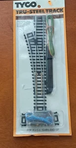Tyco Tru-Steel Track 410 HO Train Left Remote Control Switch Vintage 1984 NOS - Picture 1 of 9
