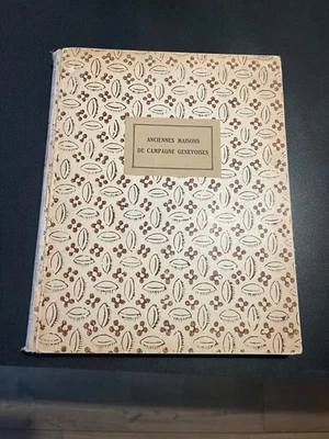 ANCIENNES MAISONS DE CAMPAGNE GENEVOISES - Photo 1/3