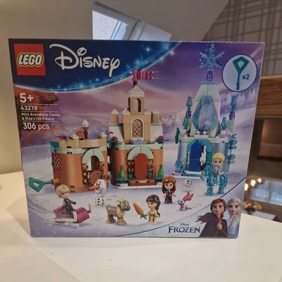 Lego Disney Frozen: Mini Arendelle Castle & Elsa's Ice Palace Set 43278 UK Stock