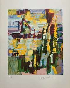 Pierre-André de Wisches lithographie signée art abstrait subconscientisme art - Picture 1 of 1