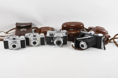 N95P08- 4x vintage photo camera including Agfa Kodak  - Image 1 of 4