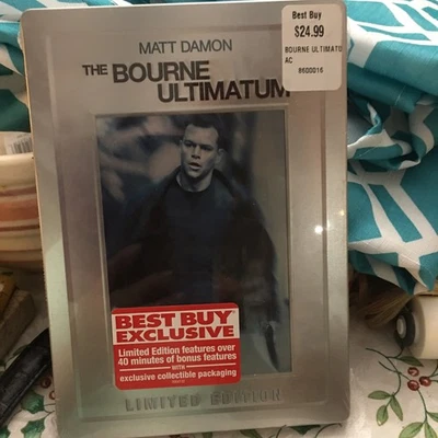 The Bourne Ultimatum (DVD, 2007) LIMITED Edition - NEW SEALED Metal Case - Image 1 of 2
