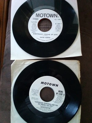 2x David Ruffin 45 Records Superstar+ 1 Motown  Promos The Temptations 1971/76 - Image 1 of 4