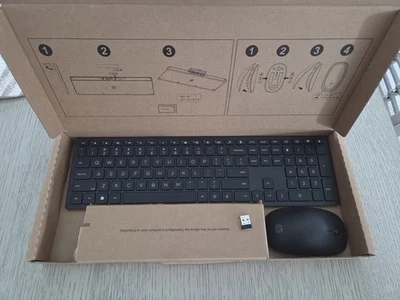 NEW Open Box HP 710 Wireless Slim Keyboard and Mouse Combo HSA-P003M - Image 1 of 4