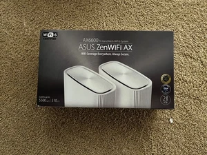 ASUS ZenWiFi XT8 Tri-Band Mesh Wi-Fi 6 System - White (Set of 2) (#278) - Picture 1 of 10