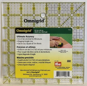 Ominigrid Quilten Nähen Quadrat Lineal Set, 10,5 Zoll und 6,5 Zoll - Bild 1 von 3