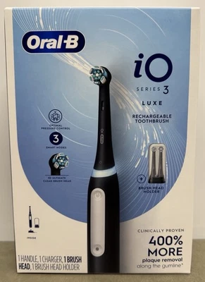 Cepillo de dientes recargable Oral-B iO Series 3 Limited, negro Foto 1 de 4