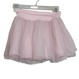 Gymboree Girl's Size 8 Pink Ballerina/Barbie Short Skirt, Pink Tulle Overlay - Picture 1 of 9