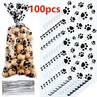 Convenient Transparent Opp Packaging Bag with Paw Print 27 5 x 12 5 cm