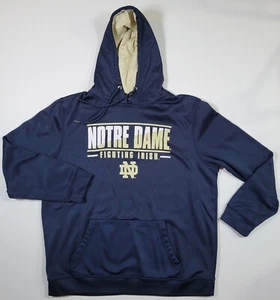 Notre Dame Hoodie Mens XL Colosseum Fighting Irish Long Sleeve NCAA Football - Picture 1 of 6
