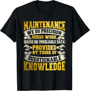 Maintenance Man Gifts Funny Definition Technician Worker T-Shirt - Picture 1 of 7