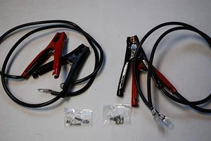 CAR & TRUCK BATTERY JUMPER CABLES POSITIVE AND NEGATIVE 12VDC 10AWG 100AMP 2SETS - Bild 1 von 6