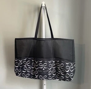 Kate Spade New York Shopper Extra Large Foldable Shopping Tote Black Fashion - Picture 1 of 3