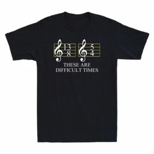 5 Time Difficult 8 Note Musical Are Gift T-Shirt 13 Funny These 4 Men's Pattern - Picture 1 of 7