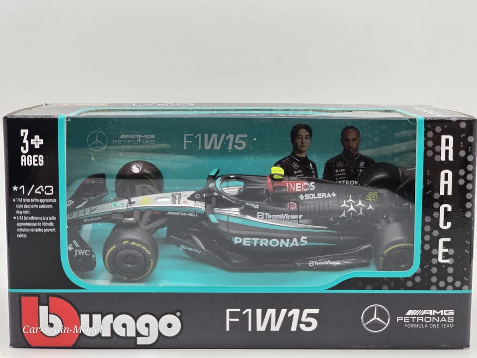 Mercedes-AMG Petronas Formula One Team F1W15 #44 - Bburago - 1:43 - Immagine 1 di 1