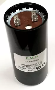 MOTOR / COMPRESSOR RUN START CAPACITOR 400-480 µF UF MICROFARAD 220V 240V 250V - Bild 1 von 1