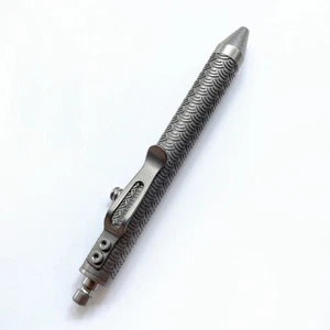 New Mini Titanium Alloy Pocket Ball Pen Outdoor EDC Pen Portable Stationery - Picture 1 of 8