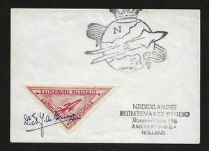 1948 ITALY rocket mail card - de Bruijn signed - EZ 6C1 - Picture 1 of 2