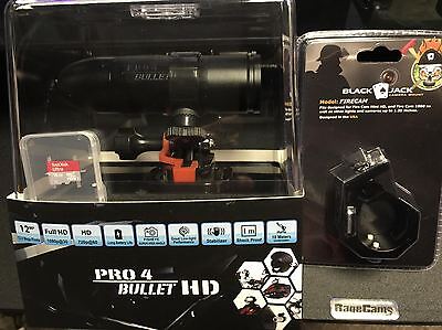1080p Fire Fighter Video BULLET HD PRO4 Waterproof Helmet Cam+BlackJack 16GB • 250.71£