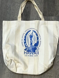 AMERICAN DENTAL ASSOCIATION TOTE BAG HAWAII 1999 Braun Oral-B 140th Session - Picture 1 of 6