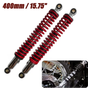 400mm 15.75" Rear Shock Absorbers Suspension For Honda XL185 XL185S XL125S Red - Picture 1 of 12