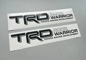 TRD Rock Warrior Off Road Bed Side Stripe Decal Toyota Tacoma Tundra Sticker - Picture 1 of 4