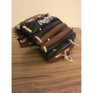 Rawlings PL90BK, 9 Inch Youth Baseball Softball Glove Right Handed Leather - Picture 1 of 7