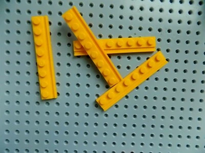 LEGO 1x8 Placa Con Riel de Puerta Ranura Tren Lote de 4 partes 4510 Elige tu color Foto 1 de 3