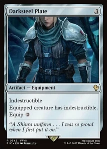 MTG Darksteel Plate, NM-Mint, English Commander: Final Fantasy - Picture 1 of 1
