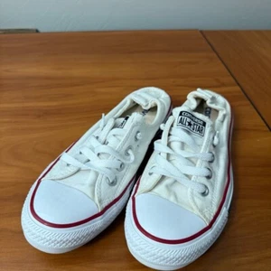 Sneaker Converse Chuck Taylor All Star Shoreline slip on bianche classiche bianche basse - Foto 1 di 8