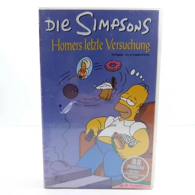 Neu in Folie - Die Simpsons - Homers letzte Versuchung - VHS selten Sammler 90er - Bild 1 von 4