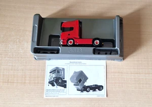 Herpa Exclusive SCANIA R trattore stradale neutro rosso con accessori OVP 1:87 - Picture 1 of 9