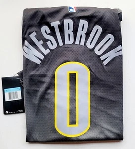 2017-18 Oklahoma City Thunder Swingman Jersey #0 Russell WESTBROOK New Medium - Picture 1 of 8