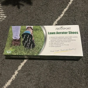 Lawn Aerator Shoes for Grass, Aerating Lawn Soil - 3 Adjustable Straps FAST SHIP - Picture 1 of 2