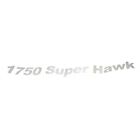 Crestliner Boat Decal 2095197 | 1750 Super Hawk Metallic Silver