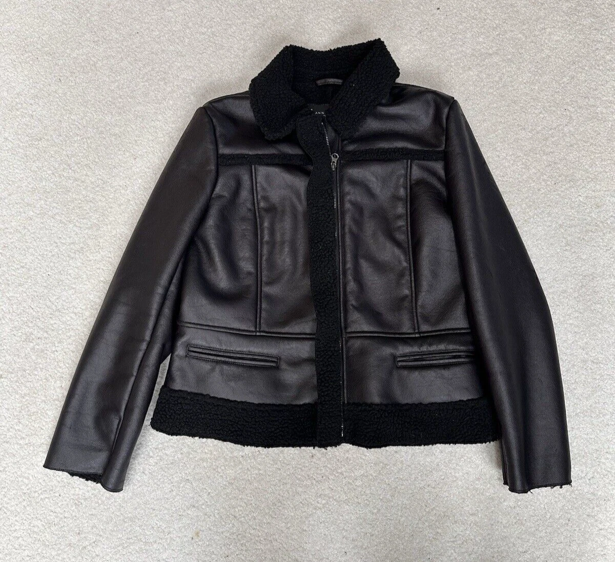 ジャケット・アウター 90s Anne  black full-length coat CAROLINE ANN Coat Black | Winter coat