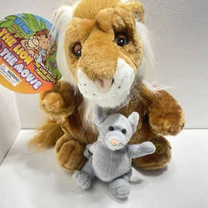 Rare Singing Dancing Lion And Mouse The Lion Sleeps Tonight Animated Plush Duo - Picture 1 of 14