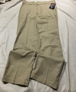 Pantalón de trabajo Dickies 774F flexible para mujer, caqui, pierna recta talla 8 nuevo con etiquetas - Imagen 1 de 13