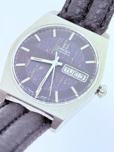 OMEGA CAL. 750 -17 JEWEL-AUTOMATIC MENS VINTAGE WRIST WATCH EXHIBITION BACK RUNS - Picture 1 of 24