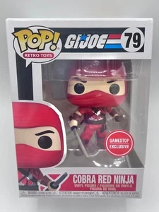Funko POP! GI Joe: Cobra Red Ninja #79 exclusivo de Gamestop - Imagen 1 de 6