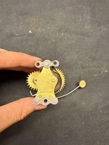 (LM70) Antique Gingerbread Style Mantle Clock Alarm Clock Feature Movement Parts - Picture 1 of 5
