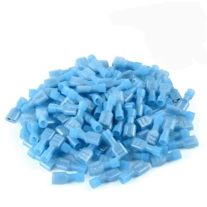 100 Pezzi 16-14 AWG Nylon Femmina Vanga Connettori Scollegamento Rapido Filo Termina... - Foto 1 di 5