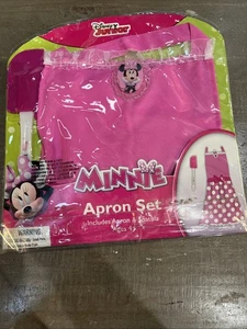Disney Junior Minnie Mouse Apron Kitchen Set(Apron & Spatula) Ages 4+ - Picture 1 of 4