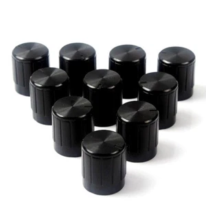 knob bouton potard en plastique pour effet, pédales ,amplis ..LOT DE 10 - Imagen 1 de 5